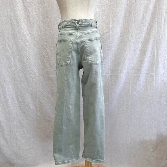 Everlane The Way High jeans size 28 Regular Archroma Aqua Gray (light green)‎ - Picture 14 of 16